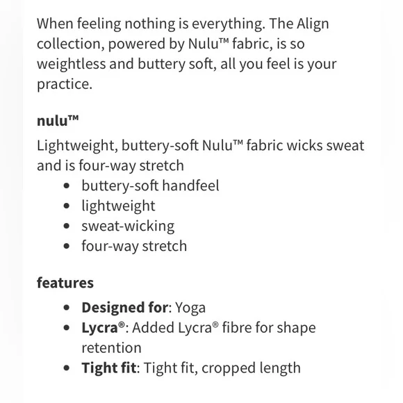 Lululemon Align T-Shirt
Roasted Brown light brown neutral v neck crop fit - Picture 9 of 9